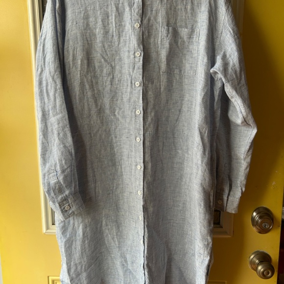 LinenMe Paula European Linen Shirt-Dress Size XL/US14 - Picture 10 of 14